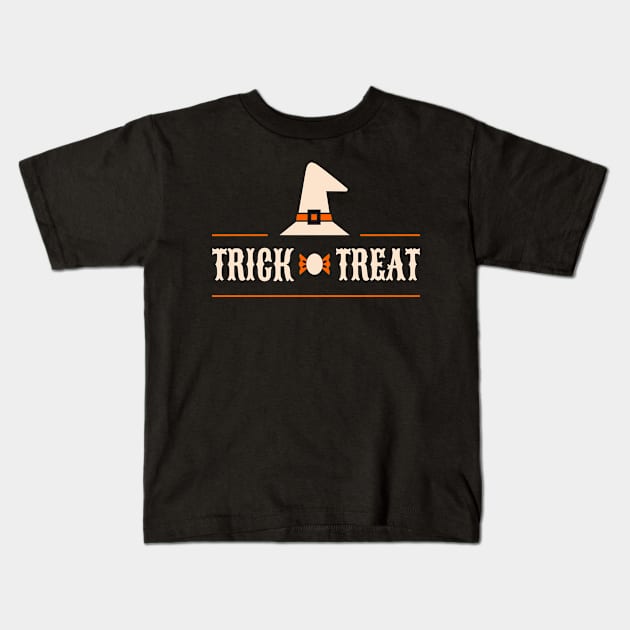 Trick or treat Kids T-Shirt by just3luxxx